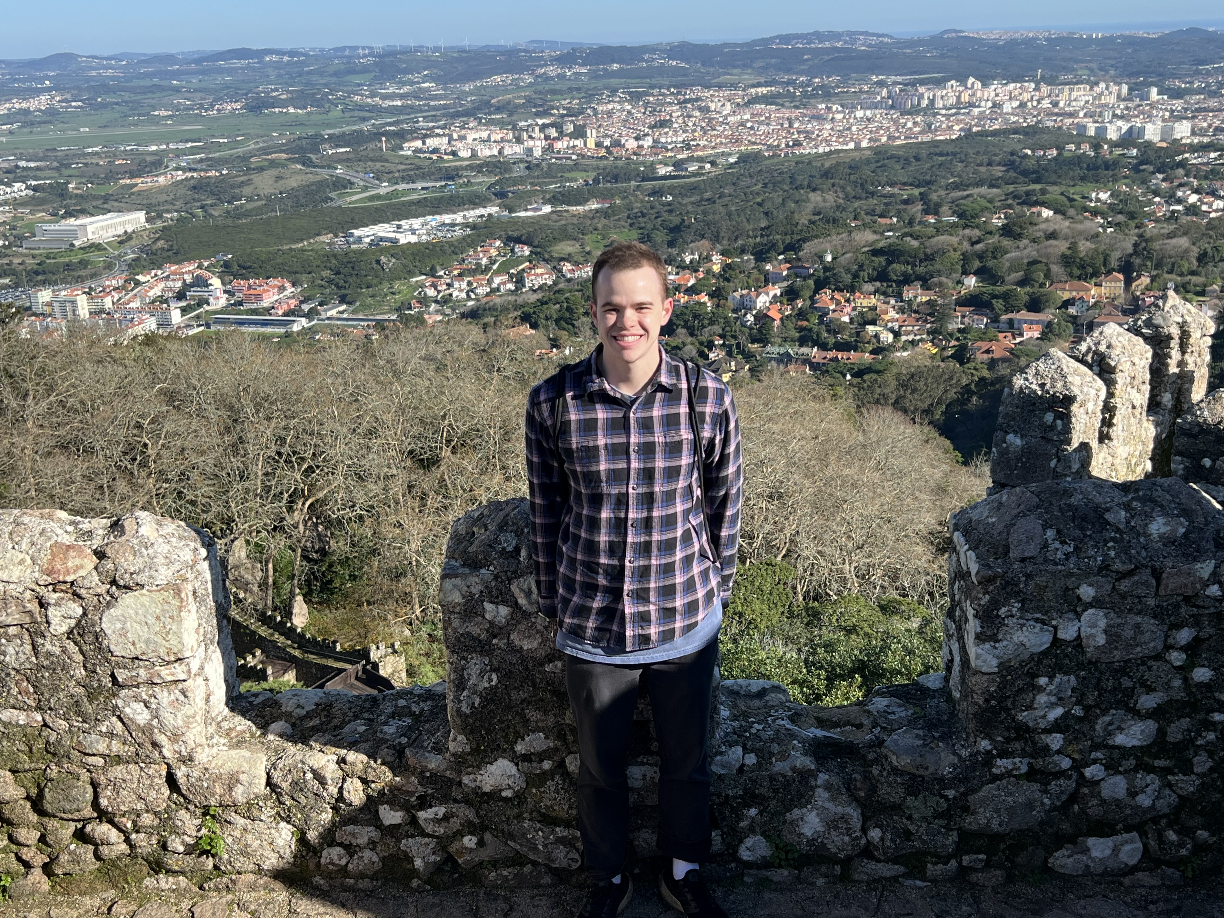 At the top of the castle in Sintra